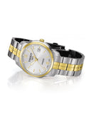 Tissot T Classic PR100 White Dial Two Tone Steel Strap Watch For Women - T049.210.22.032.00 Authentic Buy Shop Now