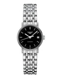 Longines Presence 25.5mm Automatic Black Dial Silver Steel Strap Watch for Women - L4.321.4.52.6 Authentic Buy Shop Now