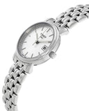 Tissot T Classic Desire White Dial Silver Steel Strap Watch for Women - T52.1.281.31 Authentic Buy Shop Now