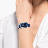 Swarovski Uptown Crystal Blue Dial Blue Leather Strap Watch for Women - 5547713 Authentic Buy Shop Now