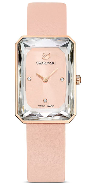 Swarovski Uptown Pink Dial Pink Leather Strap Watch for Women - 5547719 Authentic Buy Shop Now