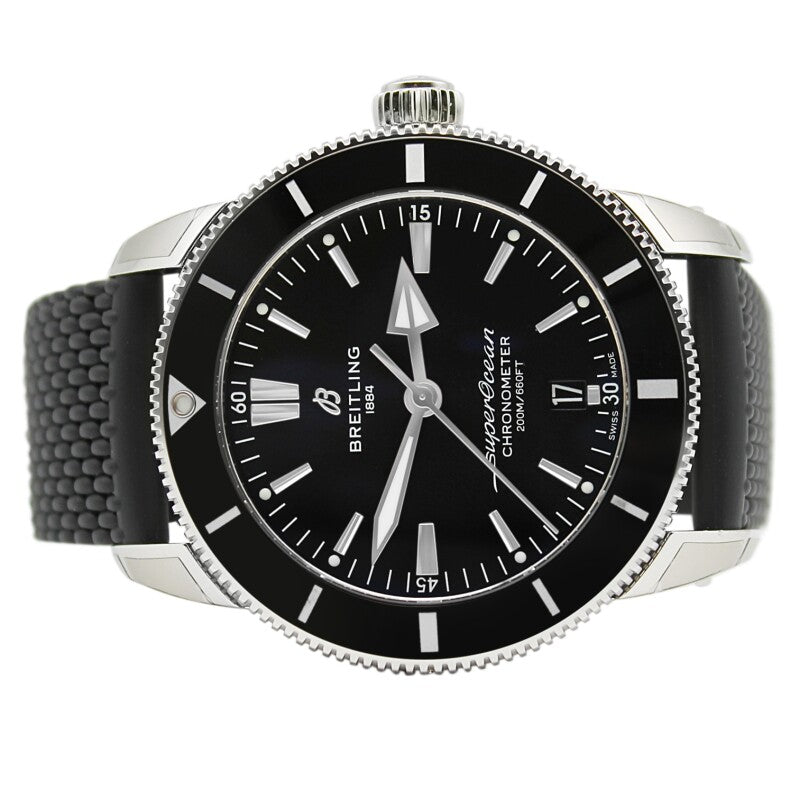 Breitling Superocean Heritage B20 Automatic 44 Black Dial Black Mesh Bracelet Watch for Men - AB2030121B1S1 Authentic Buy Shop Now