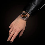 D1 Milano Ultra Thin Brown Dial Gold Steel Strap Watch for Unisex - D1-UTBJ10 Authentic Buy Shop Now