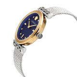 Versace Meander Blue Dial Silver Mesh Bracelet Watch for Women - VELW00520 Authentic Buy Shop Now