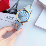 Versace V-Twist Blue Dial Blue Leather Strap Watch for Women - VELS00319 Authentic Buy Shop Now