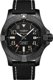 Breitling Avenger Automatic 45 Seawolf Night Mission Black Dial Black Nylon Strap Watch for Men - V17319101B1X1 Authentic Buy Shop Now
