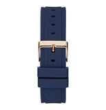 Guess Zena Blue Dial Blue Silicone Strap Watch For Women - W1094L2 Authentic Buy Shop Now