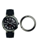 Versace V Extreme Chronograph Black Tone Dial Black Rubber Strap Watch for Men - VCN020017 Authentic Buy Shop Now