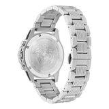 Versace Greca Action Chronograph Quartz Green Dial Silver Steel Strap Watch for Men - VE3J00422 Authentic Buy Shop Now