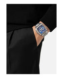 Versace Dominus Chronograph Blue Dial Silver Steel Strap Watch For Men - VE6H00423 Authentic Buy Shop Now