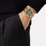 Versace Dominus Chronograph Black Dial Gold Steel Strap Watch For Men - VE6H00523 Authentic Buy Shop Now