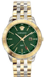 Versace Univers Quartz Green Dial Two Tone Steel Strap Watch for Men - VEBK00718 Authentic Buy Shop Now