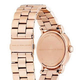 Marc Jacobs Baker White Dial Rose Gold Steel Strap Watch for Women - MBM3244 Authentic Buy Shop Now