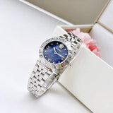 Versace Daphnis Analog Blue Dial Silver Steel Strap Watch for Women - VEOCA0124 Authentic Buy Shop Now