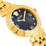 Versace Daphnis Quartz Black Dial Gold Steel Strap Watch for Women - VEOCA0524 Authentic Buy Shop Now
