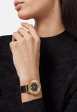 Swarovski Crystalline Pure Black Dial Black Leather Strap Watch for Women - 5275043 Authentic Buy Shop Now