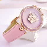 Versace Palazzo Empire Pink Dial Pink Leather Strap Watch for Women - VCO030017 Authentic Buy Shop Now