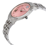 Versace Audrey Quartz Pink Dial Silver Steel Strap Watch for Women - VELR00419 Authentic Buy Shop Now