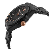 Versace Chain Reaction Quartz Black Dial Black Steel Strap Watch for Men - VEDY00719 Authentic Buy Shop Now