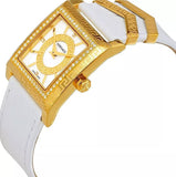 Versace DV25 Diamonds White Dial White Leather Strap Watch For Women - VQF060015 Authentic Buy Shop Now