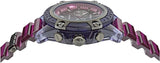 Versace Icon Active Chronograph Black Dial Purple Rubber Strap Watch For Men - VEZ701423 Authentic Buy Shop Now