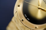 Versace Shadov Quartz Gold Dial Gold Steel Strap Watch for Women - VEBM00618 Authentic Buy Shop Now