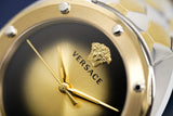 Versace Shadov Quartz Gold Dial Two Tone Steel Strap Watch for Women - VEBM00518 Authentic Buy Shop Now