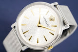Versace V-Circle Quartz Silver Dial Silver Mesh Strap Watch for Women - VBP050017 Authentic Buy Shop Now