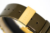 Versace V Metal Icon Gold Dial Brown Strap Watch for Women - VLC130016 Authentic Buy Shop Now