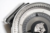 Versace V Metal Icon Silver Dial Black & Silver Strap Watch for Women - VLC010014 Authentic Buy Shop Now