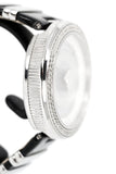 Versace V Metal Icon Silver Dial Black & Silver Strap Watch for Women - VLC010014 Authentic Buy Shop Now