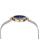 Versace Meander Blue Dial Silver Mesh Bracelet Watch for Women - VELW00520 Authentic Buy Shop Now