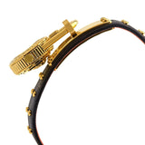 Versace Medusa Lock Icon Gold Dial Red Leather Strap Watch for Women - VEDW00319 Authentic Buy Shop Now