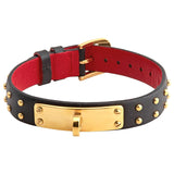 Versace Medusa Lock Icon Gold Dial Red Leather Strap Watch for Women - VEDW00119 Authentic Buy Shop Now