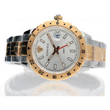 Versace Hellenyium GMT Silver Dial Two Tone Steel Strap Watch for Men - V11030015 Authentic Buy Shop Now