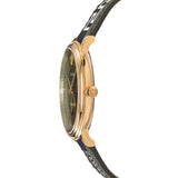 Versace V-Circle Quartz Green Dial Green Leather Strap Watch for Men - VEBQ01519 Authentic Buy Shop Now