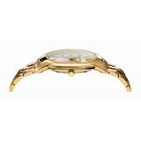 Versace V-Urban Quartz White Dial Gold Steel Strap Watch For Men - VELQ00719 Authentic Buy Shop Now