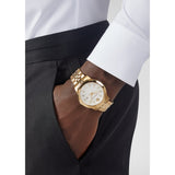 Versace V-Urban Quartz White Dial Gold Steel Strap Watch For Men - VELQ00719 Authentic Buy Shop Now
