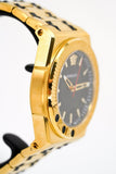 Versace Chain Reaction Quartz Black Dial Two Tone Steel Strap Watch for Men - VEDY00619 Authentic Buy Shop Now