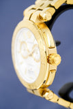 Versace V Racer Chronograph White Dial Gold Steel Strap Watch for Men - VBR060017 Authentic Buy Shop Now
