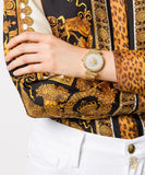 Versace Palazzo Empire Greca White Dial Gold Mesh Bracelet Watch for Women - VEDV00619 Authentic Buy Shop Now