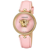 Versace Palazzo Empire Pink Dial Pink Leather Strap Watch for Women - VCO030017 Authentic Buy Shop Now
