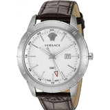 Versace Univers White Dial Brown Leather Strap Watch for Men - VEBK00118 Authentic Buy Shop Now