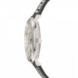 Versace V-Circle Silver Dial Black Leather Strap Watch for Men - VEBQ01219 Authentic Buy Shop Now