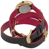Versace V-Flare Quartz Black Dial Black Leather Strap Watch for Women - VEBN00218 Authentic Buy Shop Now