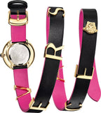 Versace V-Flare Quartz Black Dial Black Leather Strap Watch for Women - VEBN00218 Authentic Buy Shop Now
