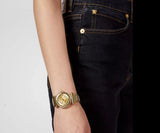 Versace V-Motif Gold Dial Gold Steel Strap Watch for Women - VERE00618 Authentic Buy Shop Now