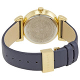 Versace Greca Blue Dial Blue Leather Strap Watch for Women - VERE00218 Authentic Buy Shop Now