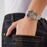 Versace V-Twist Quartz Purple Dial Purple Leather Strap Watch for Women - VELS00219 Authentic Buy Shop Now