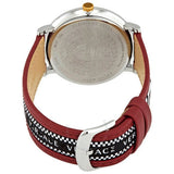 Versace V Circle Silver Dial Two Tone Leather Strap Watch for Men - VEBQ01319 Authentic Buy Shop Now